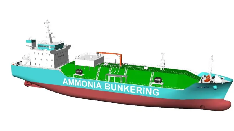 PaxOcean Engineering plans to collaborate with Singapore-based bunker vessel operator Hong Lam Marine and Bureau Veritas in the development of an ammonia bunker vessel design