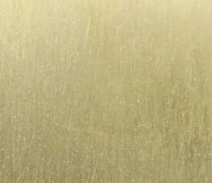 Brass coupon before exposure to ammonia
