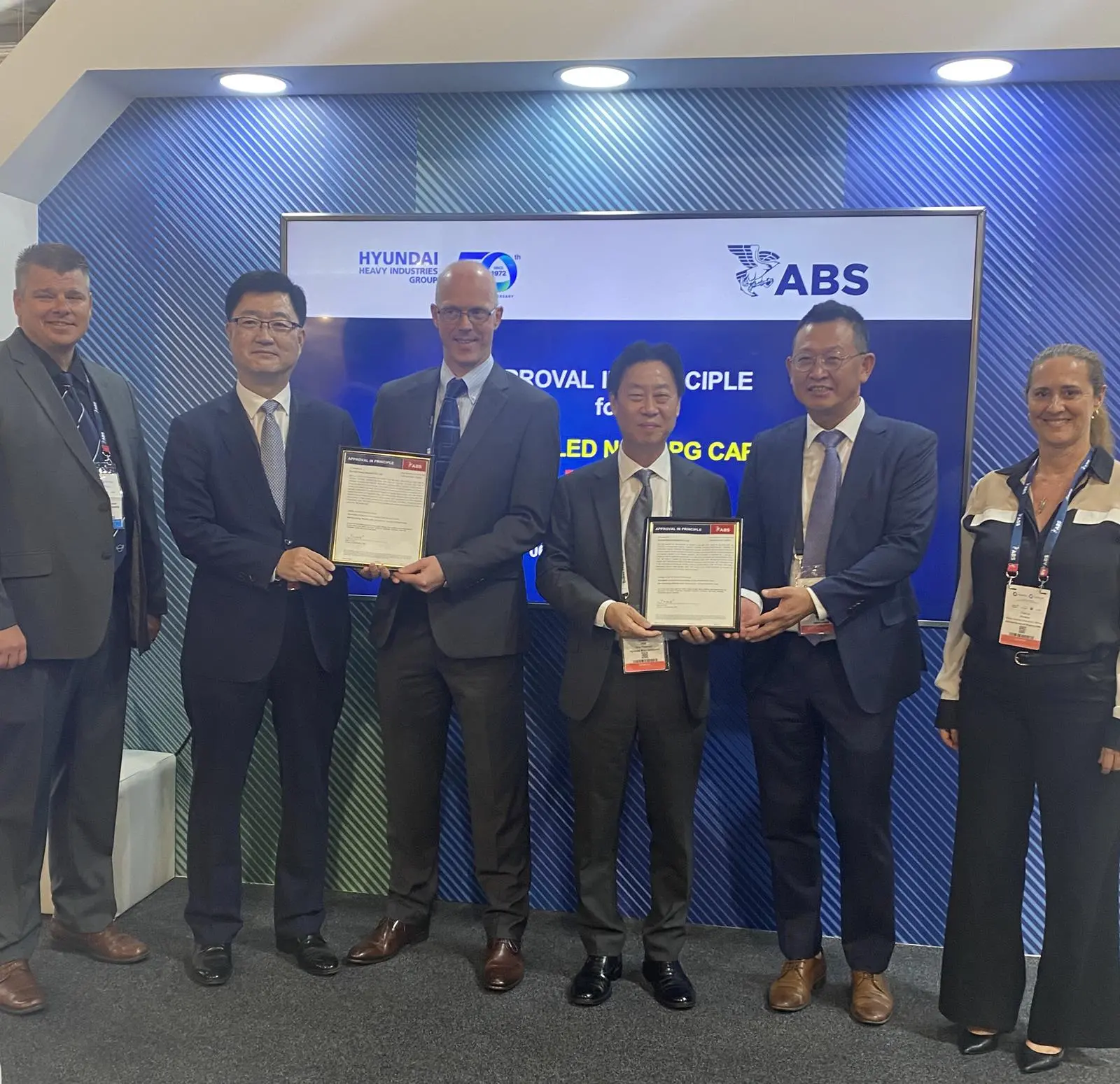 ABS has granted AiP to Hyundai Heavy Industries (HHI) and Hyundai Mipo Dockyard (HMD) for the concept design of two ammonia-fuelled liquefied petroleum gas (LPG) carriers.