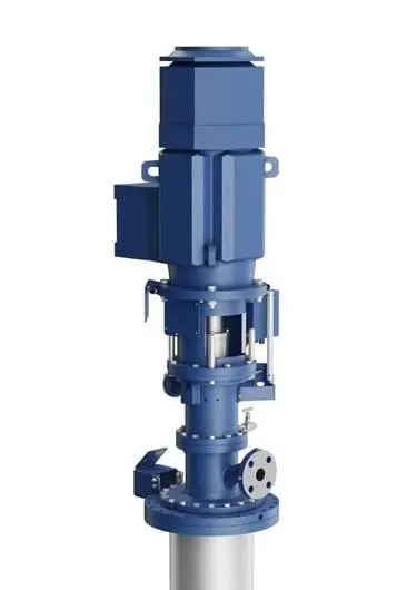 The DW fuel pump is a smaller version of the well-proven cargo pump