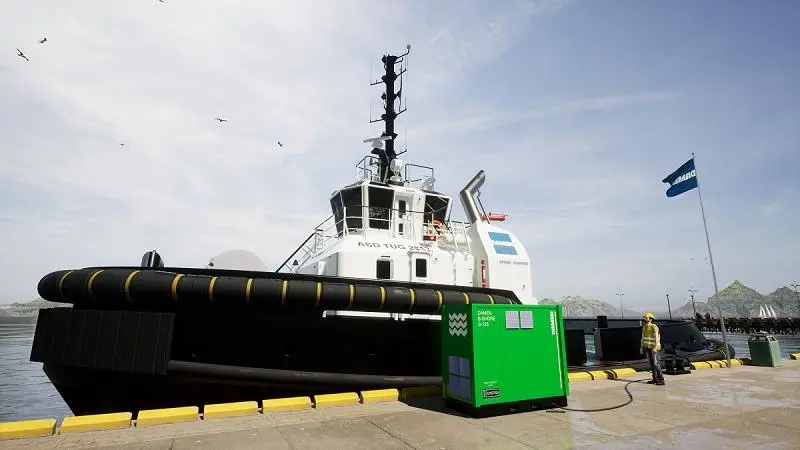Damen Services has signed an exclusive partnership agreement with Netherlands-based ESS supplier Mc Energy covering the construction, sales, delivery and after-sales of B-Shore units.