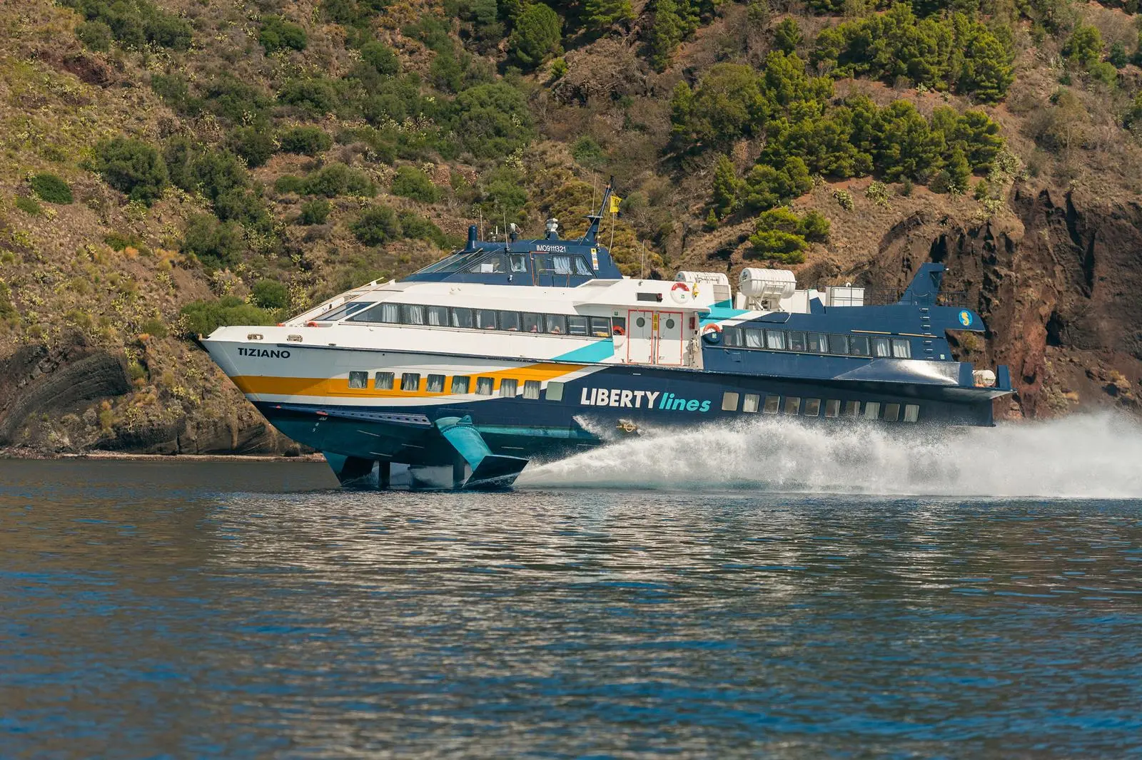 Liberty Lines is adding nine hybrid diesel-electric fast ferries to its existing fleet of ferries.
