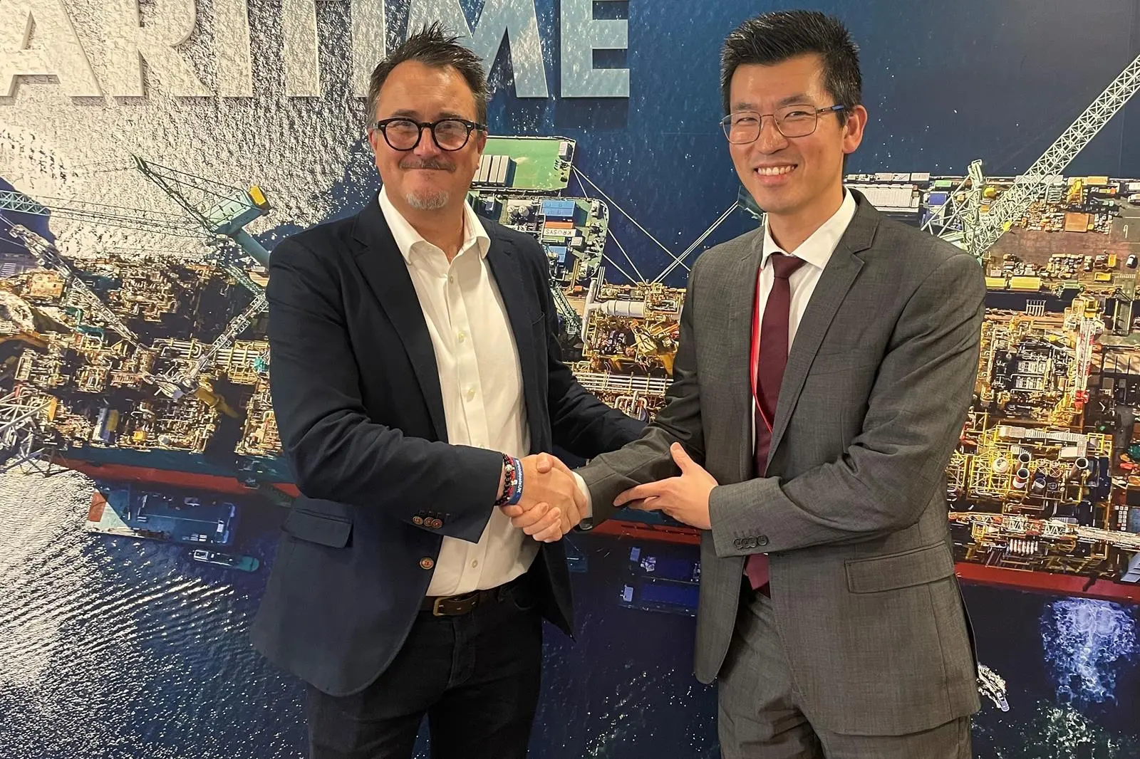 David Jung, Business Development Manager, Alfa Laval and Carl Henrickson, General Manager of Shipping Technology, Shell