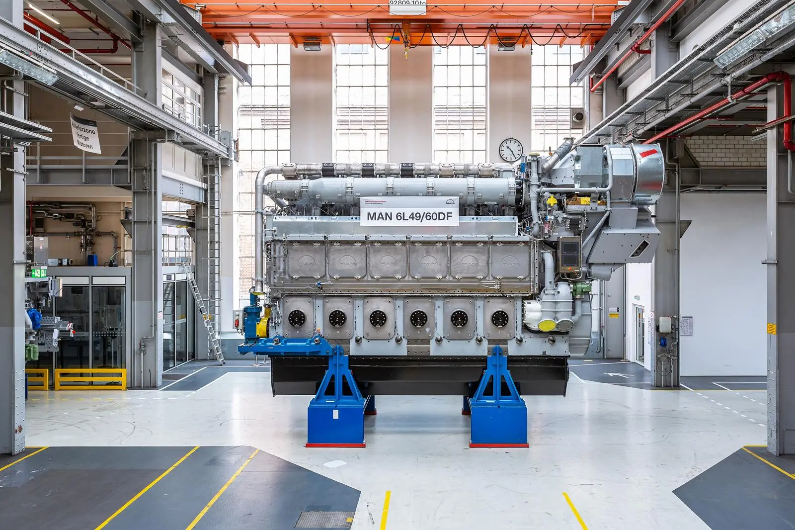 MAN ES’ latest dual-fuel four-stroke engine, the 49/60DF