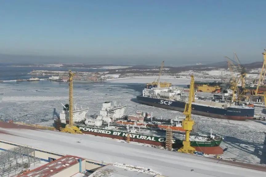 Zvezda Shipbuilding Complex delivered an LNG-fuelled Aframax tanker to Sovcomflot on 29 December 2022.