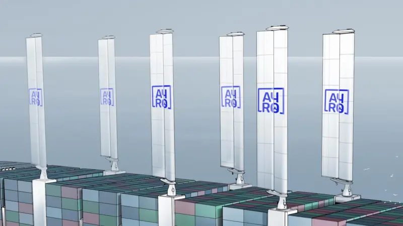 The four-year WHISPER project plans to combine AYRO's windsail system with Solbian's photovoltaic panel solution with the aim of reducing emissions on a bulker by up to 30%.