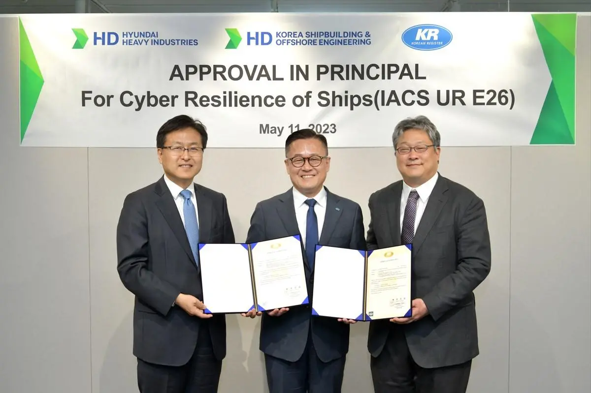 AiP for cyber resilience of ships framework ceremony