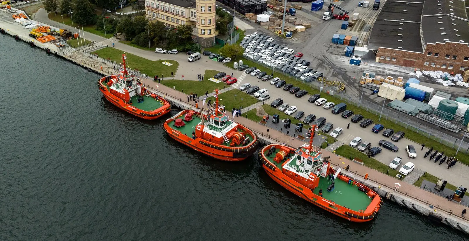 Delivery of three new ASD Tugs to Poland’s WUZ Port and Maritime Services