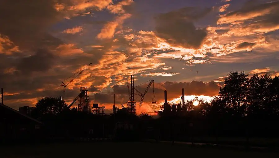 sundown-at-port-talbot-blast-furnaces-tony-batey