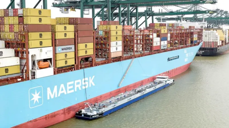 Ane Maersk at Antwerp-Bruges
