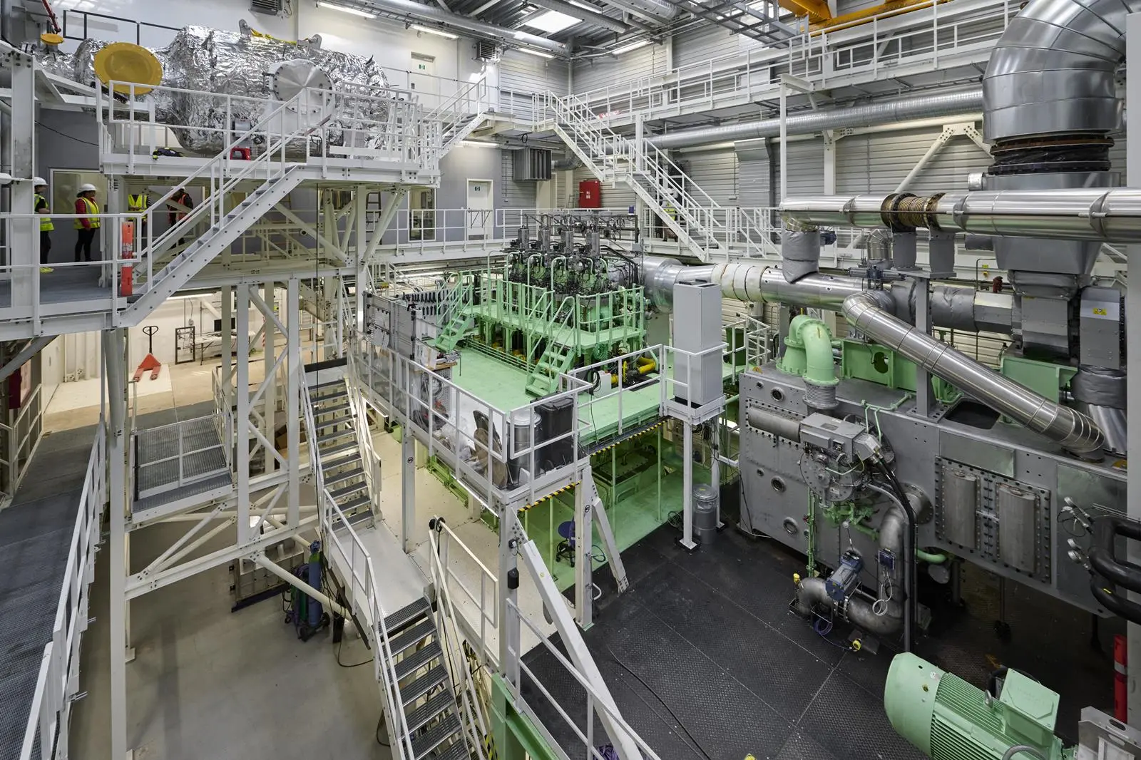 MAN ammonia testing setup