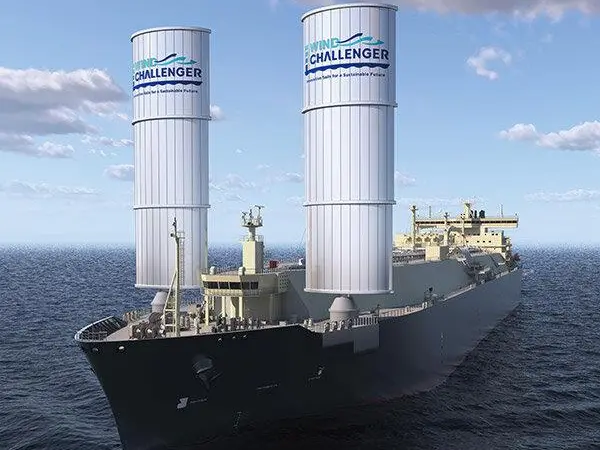 Wind Challenger on board LNG carrier