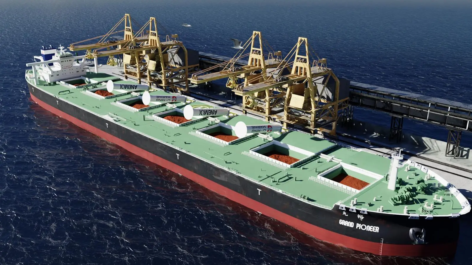 Anemoi sail on ship