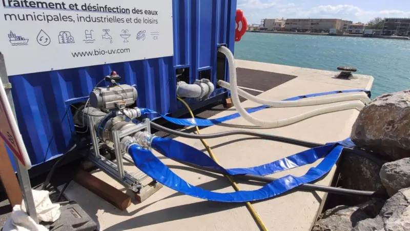 A BIO-UV portable BWTS portside