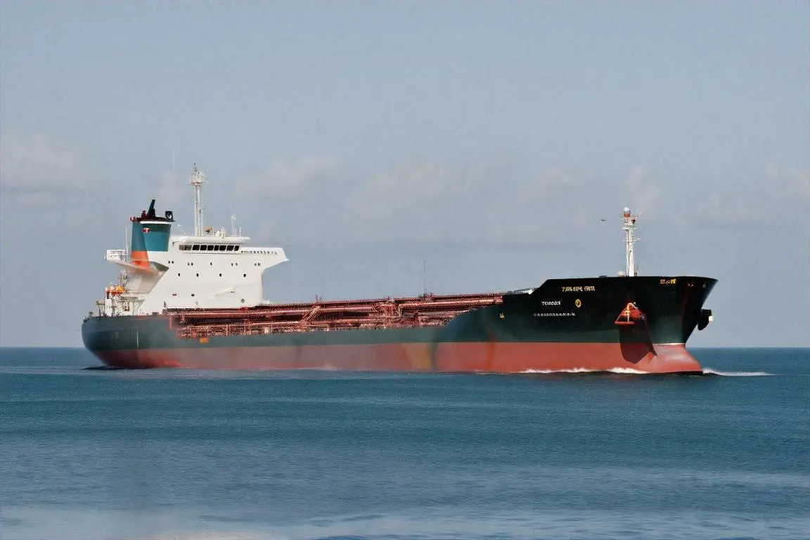 tanker at sea