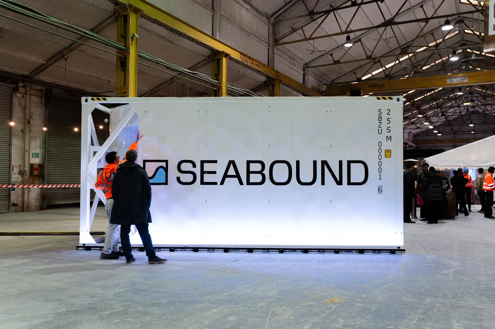 Seabound onboard CCUS container