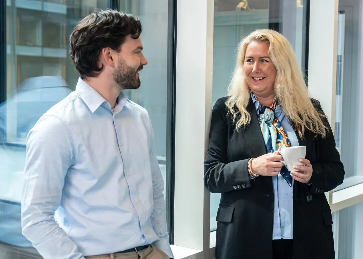 Ulstein Digital commercial director Dordi Blekken and data scientist Mikal Breiteig Alexander Thorsen