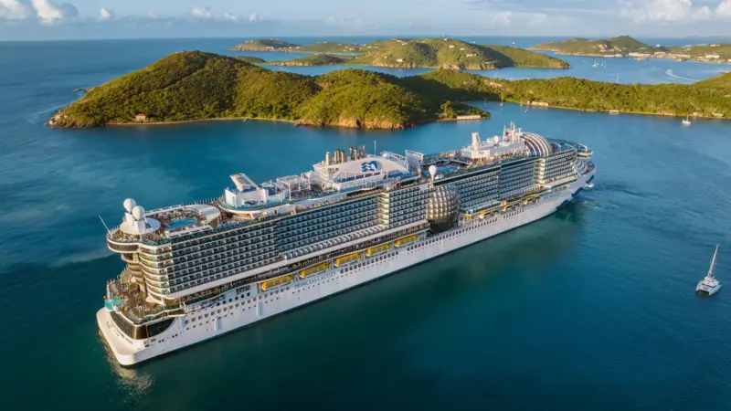 A Carnival cruise ship